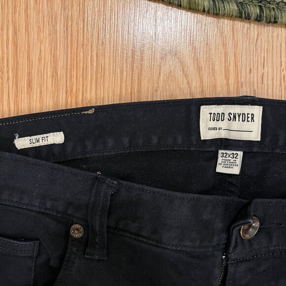 Todd Snyder Slim 5 Pocket Chino, Nightwatch - Picture 2 of 3